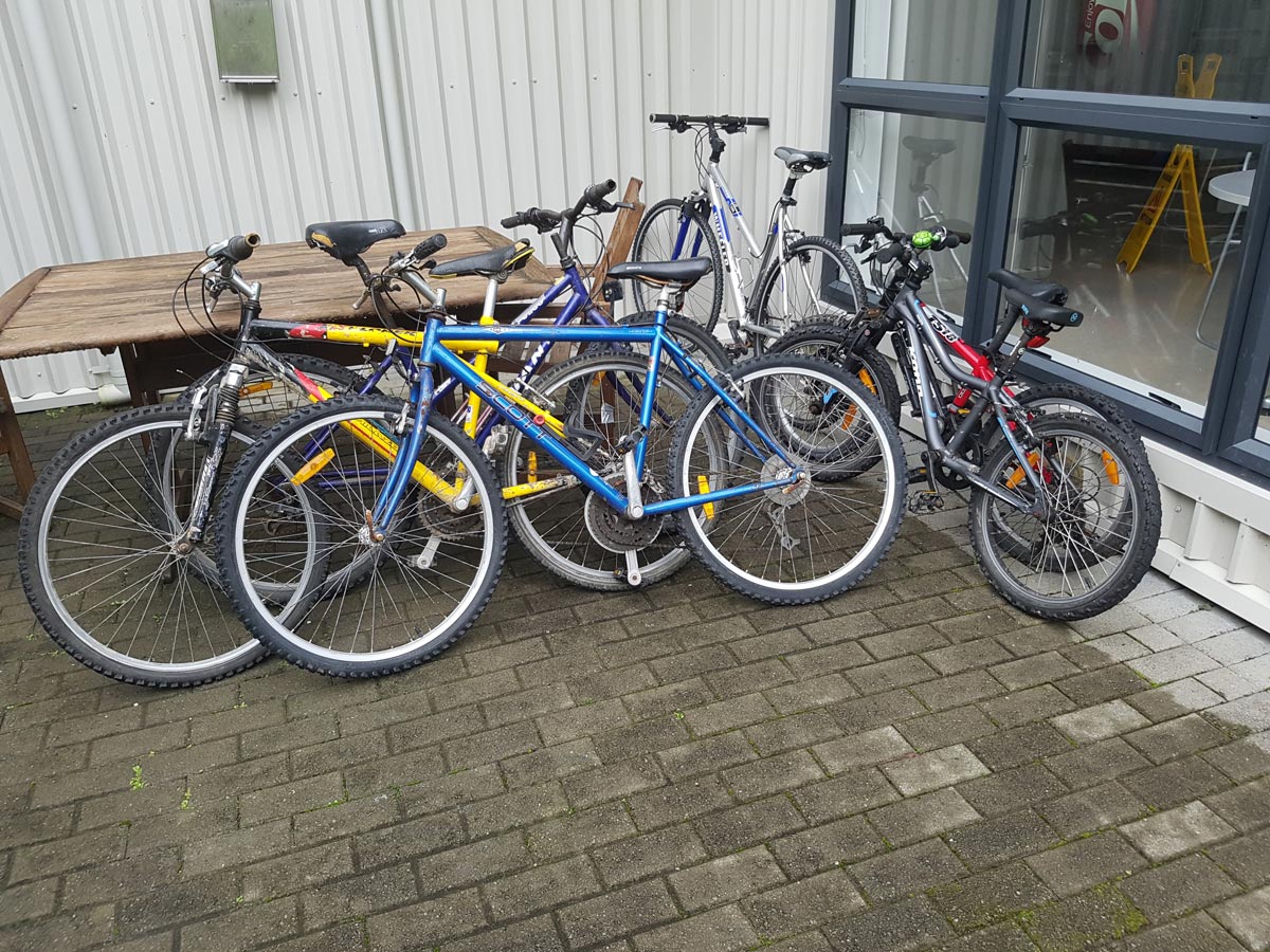 Recently refurbished bikes