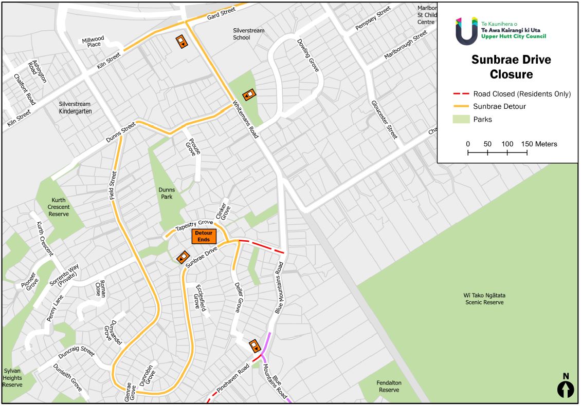 Sunbrae Drive Closure Map.JPG