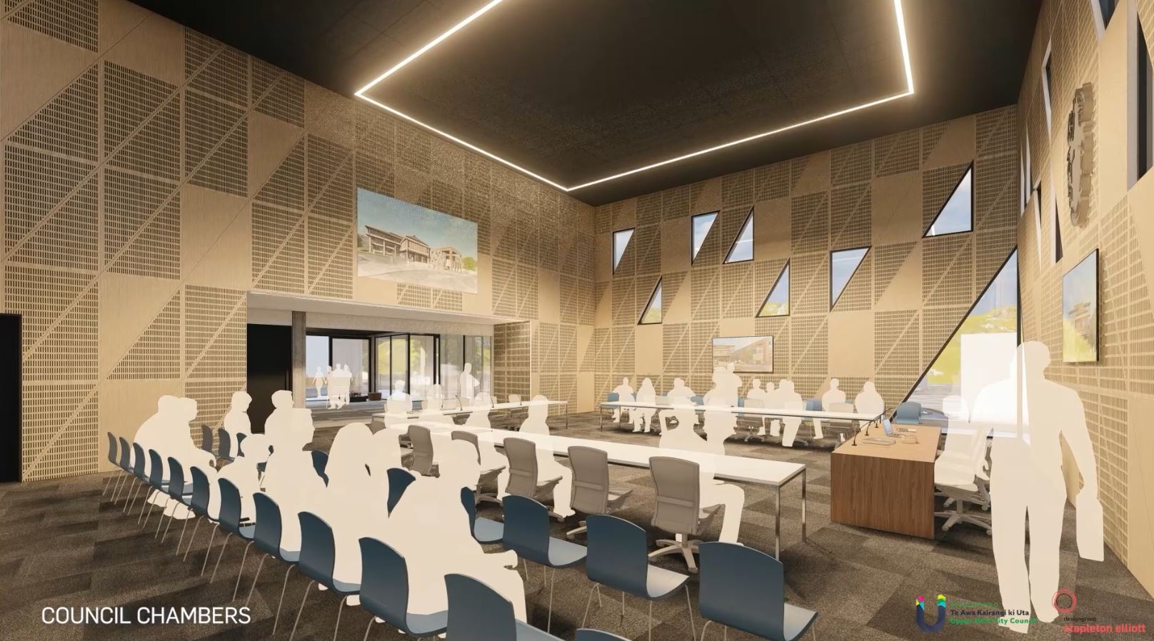 Civic centre upgrade Council chambers 2