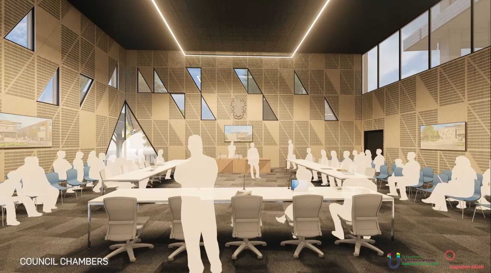 Civic centre upgrade Council chambers